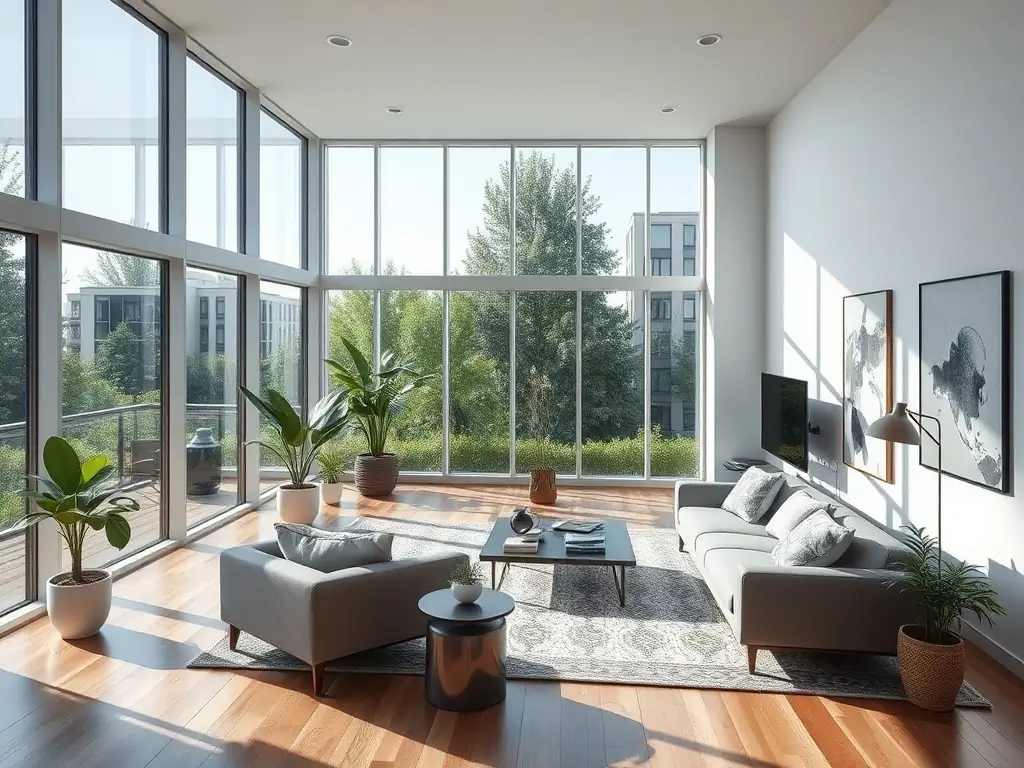 A newly renovated apartment showcasing the high-quality painting and finishing work done by Dek Art Color.